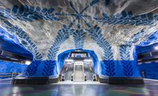 Metro w Sztokholmie jest nazywane najdłuższą galerią sztuki na świecie