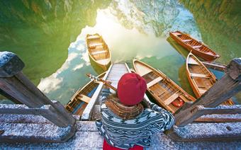 Jezioro Braies w Dolomitach