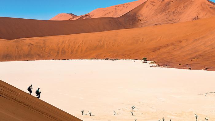 Dead Vlei to najsłynniejsza z dolin pustyni Namib