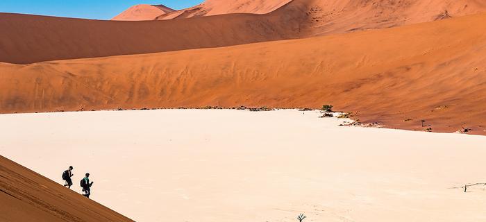 Dead Vlei to najsłynniejsza z dolin pustyni Namib