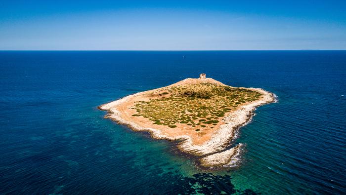 Włoska wyspa Isola delle Femmine do kupienia za milion euro