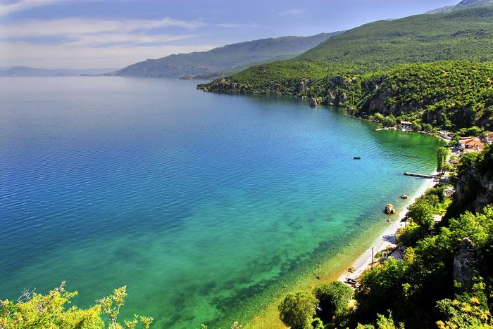 Jezioro Ochrydzkie w Macedonii