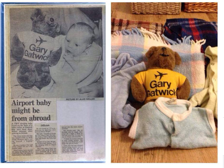 Gary Gatwick - niemowlę porzucone na lotnisku 