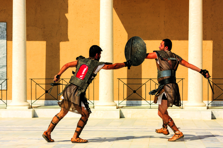 Szkoła gladiatorów w Rzymie