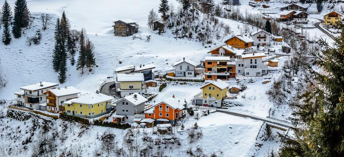 Ischgl w Tyrolu, Austria