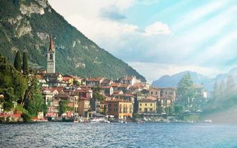 Varenna nad słynnym włoskim jeziorem Como