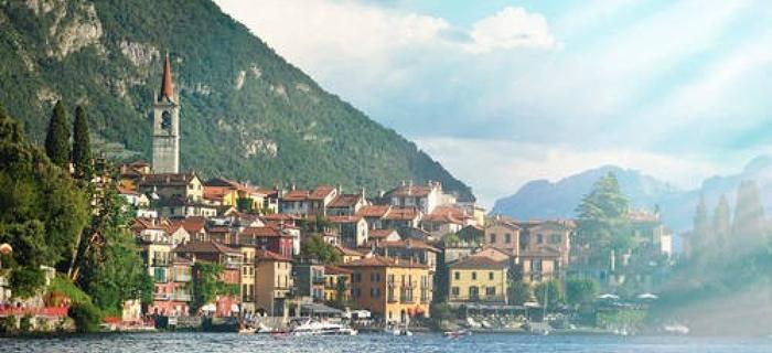 Varenna nad słynnym włoskim jeziorem Como