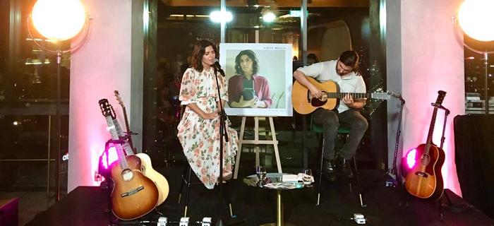 Katie Melua podczas koncertu w The Roof w Warszawie