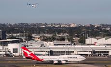 Samolot lini lotniczych Qantas. Zdjęcie ilustracyjne