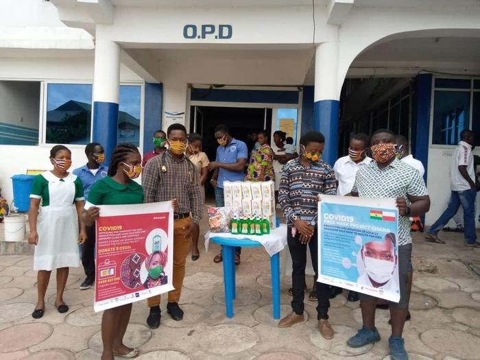 Ghana, przekazanie masek dla kolejnego szpitala
