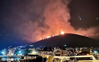 Pożary w Chorwacji. Trogir walczy z ogniem
