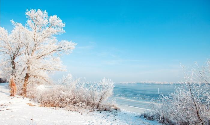 Morze Bałtyckie zimą